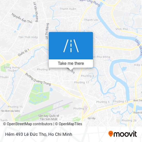 Hẻm 493 Lê Đức Thọ map