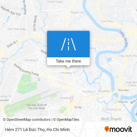 Hẻm 271 Lê Đức Thọ map