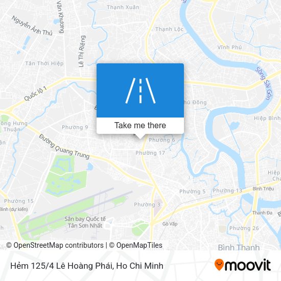 Hẻm 125/4 Lê Hoàng Phái map