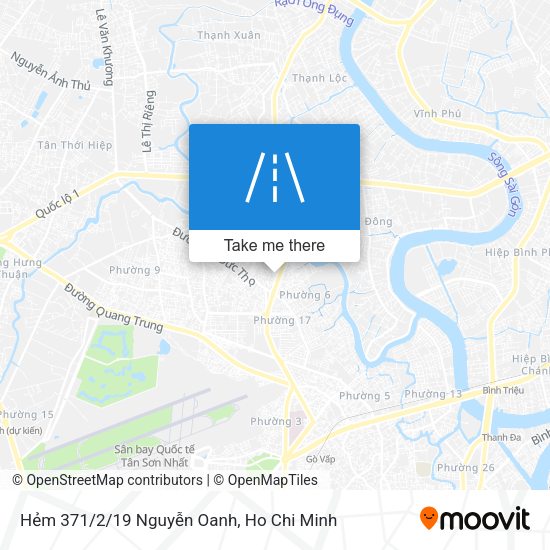 Hẻm 371/2/19 Nguyễn Oanh map