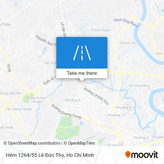 Hẻm 1264/55 Lê Đức Thọ map
