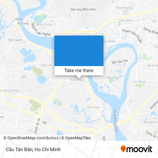 Cầu Tân Bản map