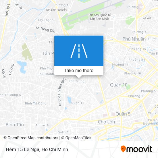 Hẻm 15 Lê Ngã map