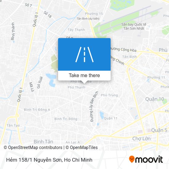 Hẻm 158/1 Nguyễn Sơn map