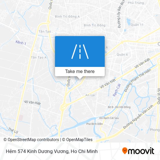 Hẻm 574 Kinh Dương Vương map