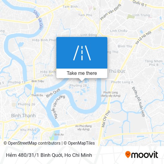 Hẻm 480/31/1 Bình Quới map