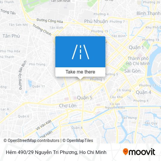 Hẻm 490/29 Nguyễn Tri Phương map