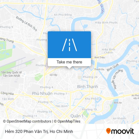 Hẻm 320 Phan Văn Trị map