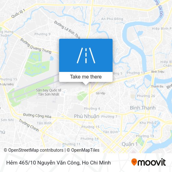 Hẻm 465/10 Nguyễn Văn Công map