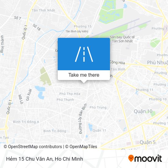 Hẻm 15 Chu Văn An map