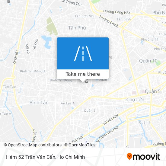 Hẻm 52 Trần Văn Cẩn map