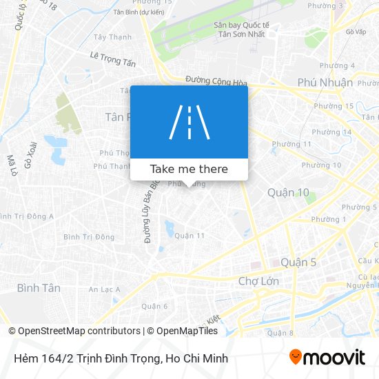 Hẻm 164/2 Trịnh Đình Trọng map