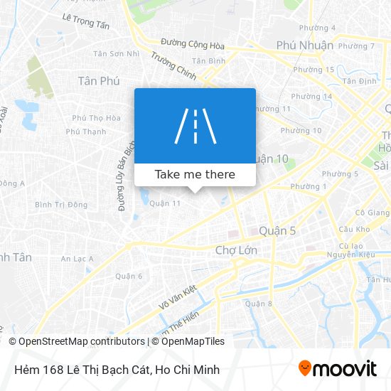 Hẻm 168 Lê Thị Bạch Cát map