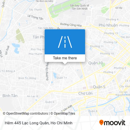 Hẻm 445 Lạc Long Quân map
