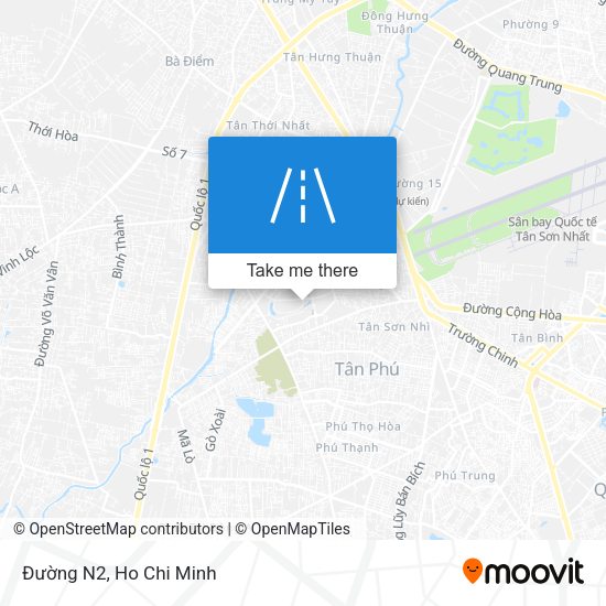 Đường N2 map