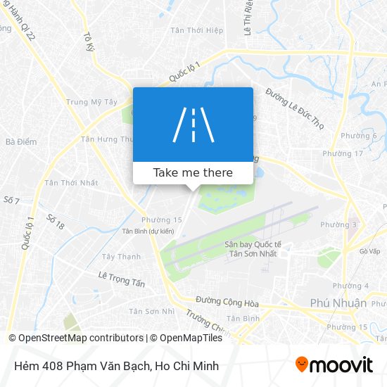 Hẻm 408 Phạm Văn Bạch map