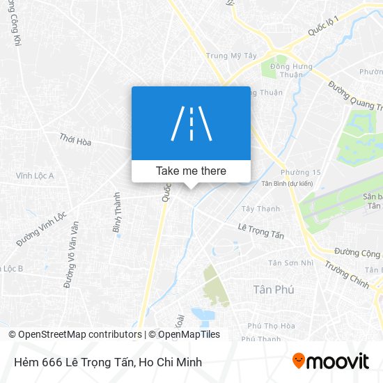 Hẻm 666 Lê Trọng Tấn map