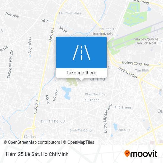 Hẻm 25 Lê Sát map