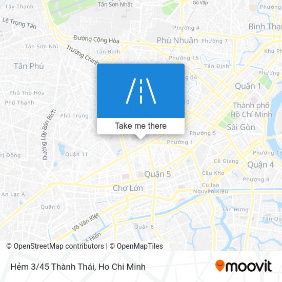 Hẻm 3/45 Thành Thái map