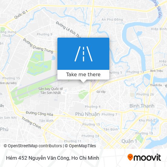 Hẻm 452 Nguyễn Văn Công map