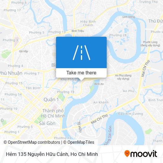 Hẻm 135 Nguyễn Hữu Cảnh map