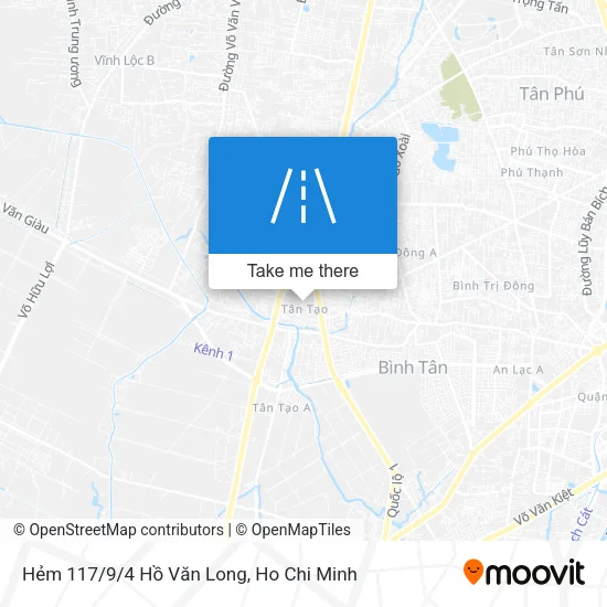 Hẻm 117/9/4 Hồ Văn Long map
