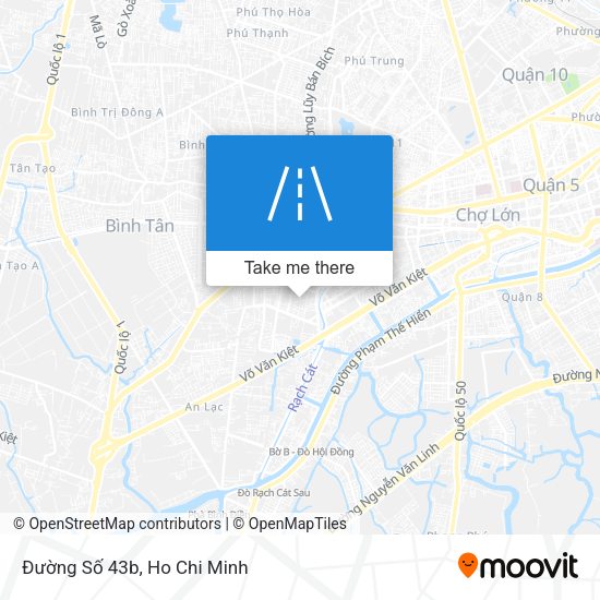 Đường Số 43b map