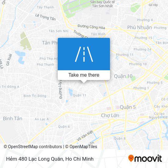 Hẻm 480 Lạc Long Quân map