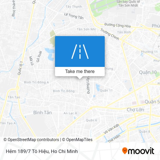 Hẻm 189/7 Tô Hiệu map