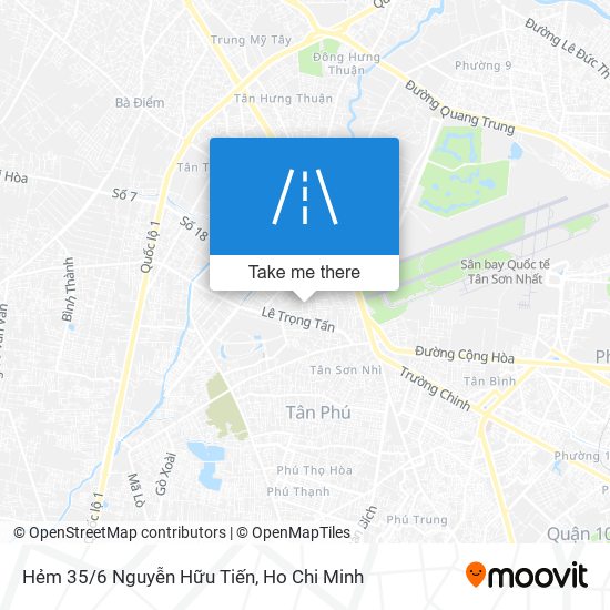 Hẻm 35/6 Nguyễn Hữu Tiến map