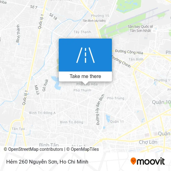 Hẻm 260 Nguyễn Sơn map