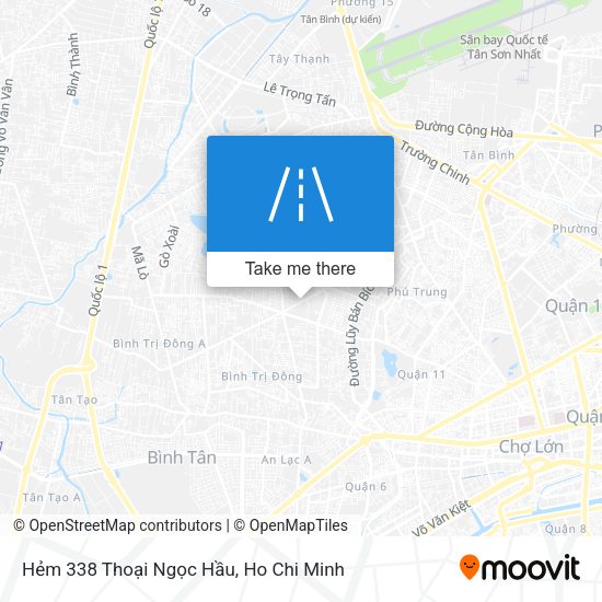 Hẻm 338 Thoại Ngọc Hầu map