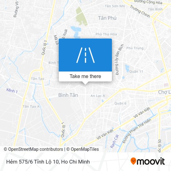Hẻm 575/6 Tỉnh Lộ 10 map