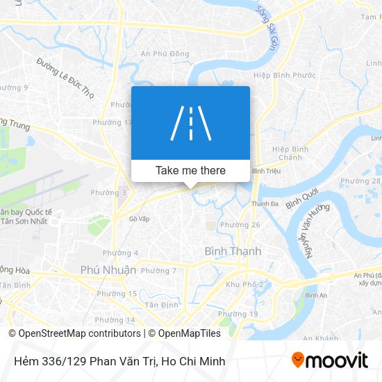 Hẻm 336/129 Phan Văn Trị map