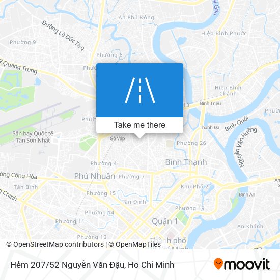 Hẻm 207/52 Nguyễn Văn Đậu map