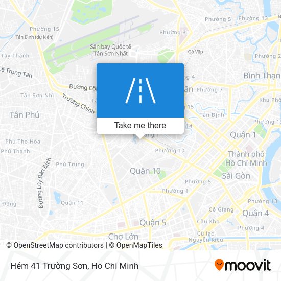 Hẻm 41 Trường Sơn map