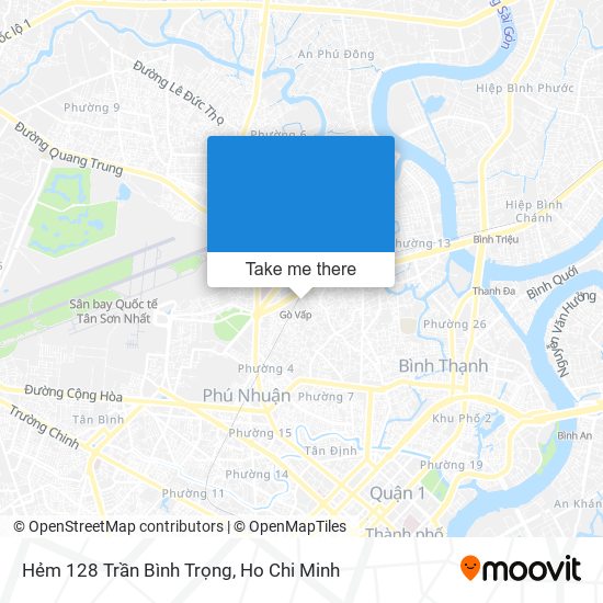 Hẻm 128 Trần Bình Trọng map