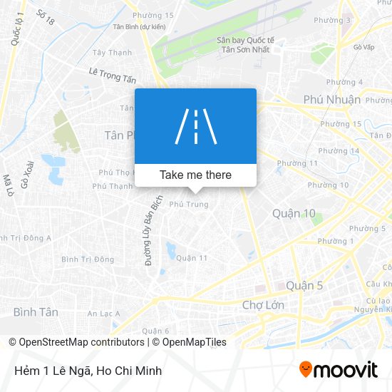 Hẻm 1 Lê Ngã map