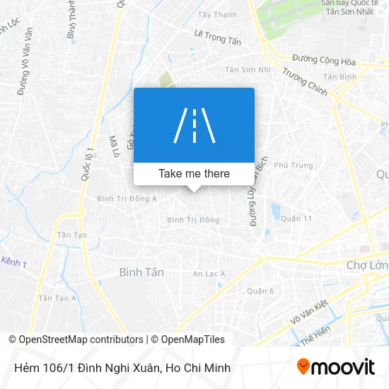 Hẻm 106/1 Đình Nghi Xuân map
