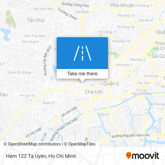 Hẻm 122 Tạ Uyên map