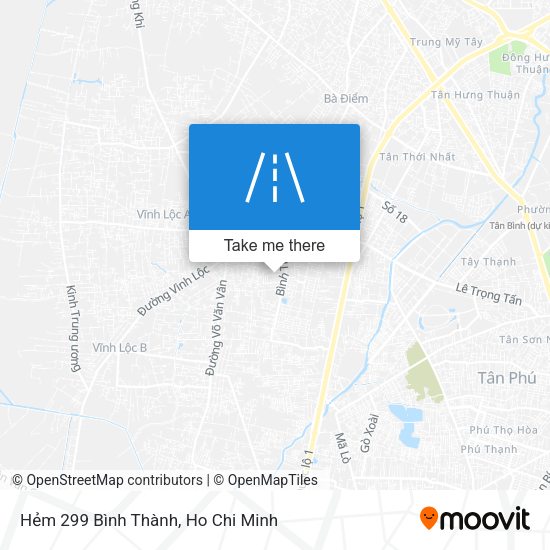 Hẻm 299 Bình Thành map