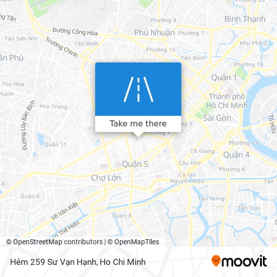 Hẻm 259 Sư Vạn Hạnh map