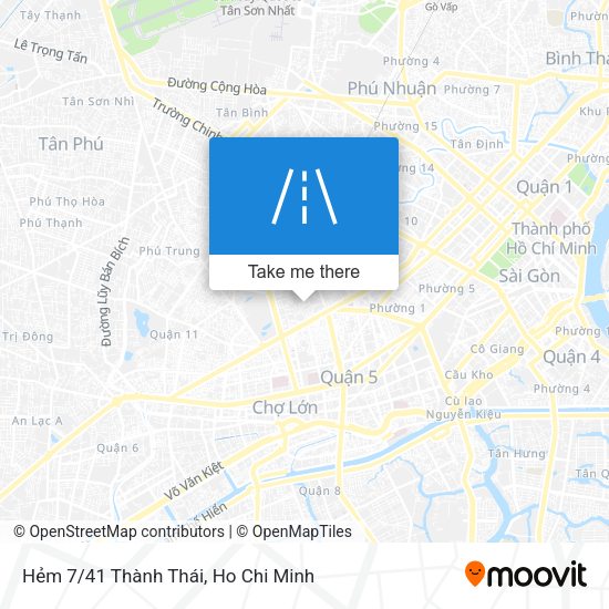 Hẻm 7/41 Thành Thái map