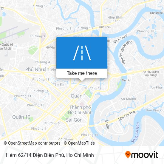 Hẻm 62/14 Điện Biên Phủ map