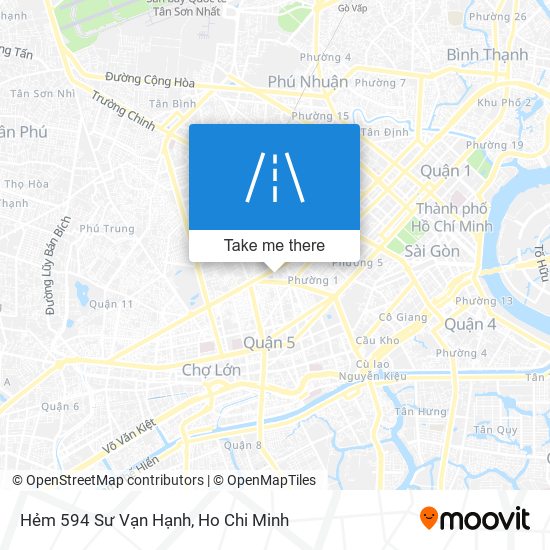 Hẻm 594 Sư Vạn Hạnh map