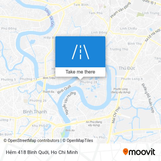 Hẻm 418 Bình Quới map