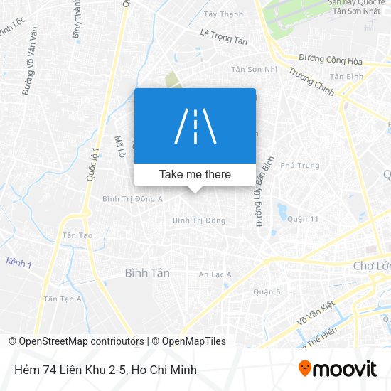 Hẻm 74 Liên Khu 2-5 map
