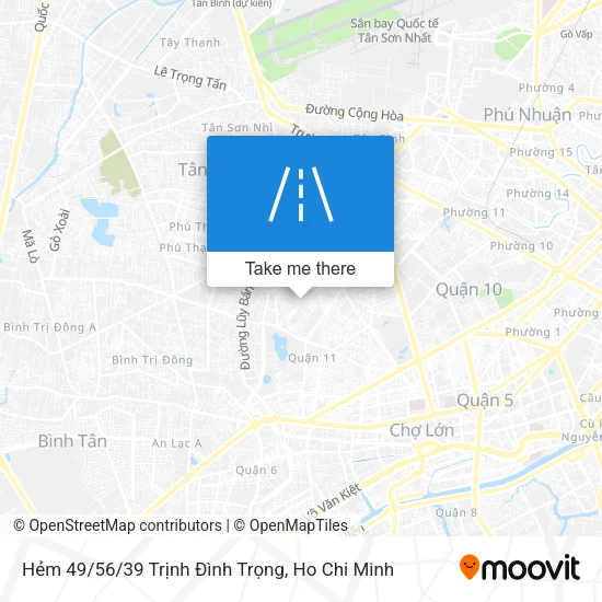 Hẻm 49/56/39 Trịnh Đình Trọng map