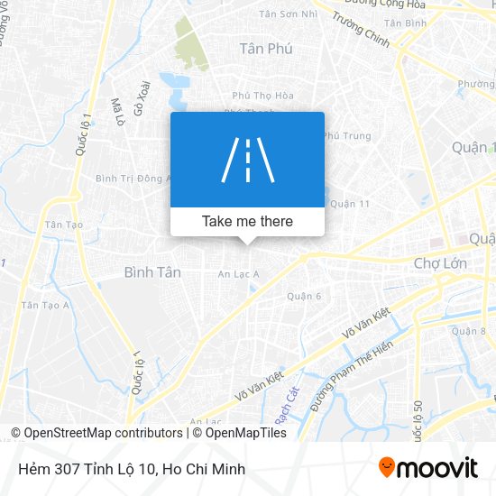 Hẻm 307 Tỉnh Lộ 10 map