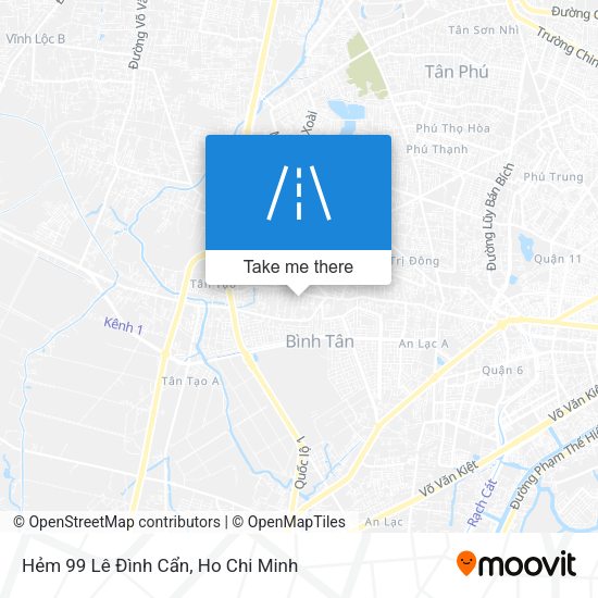 Hẻm 99 Lê Đình Cẩn map